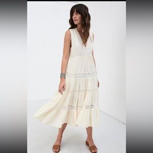 Spell Doe Eyed midi dress XL EUC